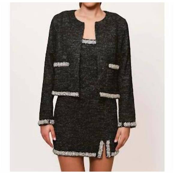 NEW HUTCH leva jacket in black